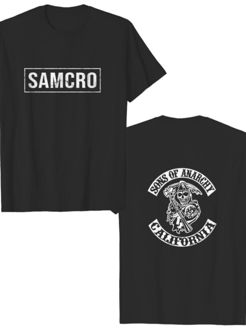 Sons Anarchy Samcro Jax Patch Biker Fan T-Shirt